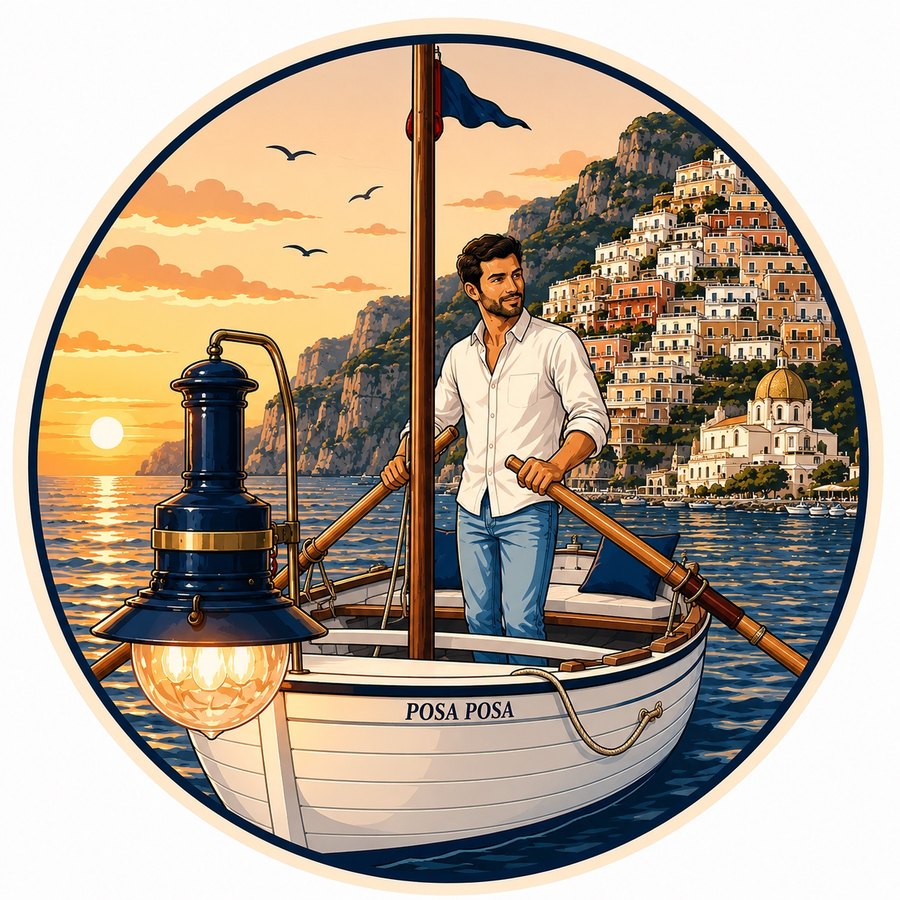 Positano Traditional Boat logo